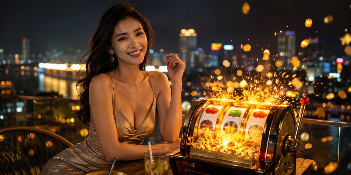 Người dùng tại vùng Mekong chơi slot game trên điện thoại Android trong quán cà phê